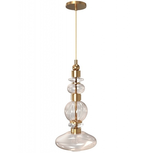 Avenue Lighting Avra 20-Inch High LED Pendant in Aged Brass by Avenue Lighting HF7901-AB