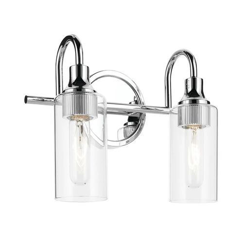 Kichler Lighting Kavi 2-Light Bath Light in Chrome by Kichler Lighting  55210CH