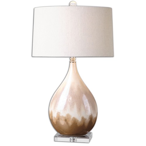 Uttermost Lighting Flavian Glazed Ceramic Lamp by Uttermost Lighting 26171-1