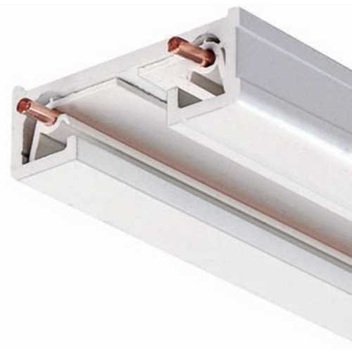 Juno Lighting Group 2-Ft Track Section in White Finish Juno Trac Lites Collection by Juno Lighting Group R 2FT WH