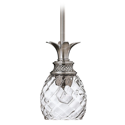 Hinkley Plantation Mini Pendant in Polished Antique Nickel by Hinkley Lighting 5317PL