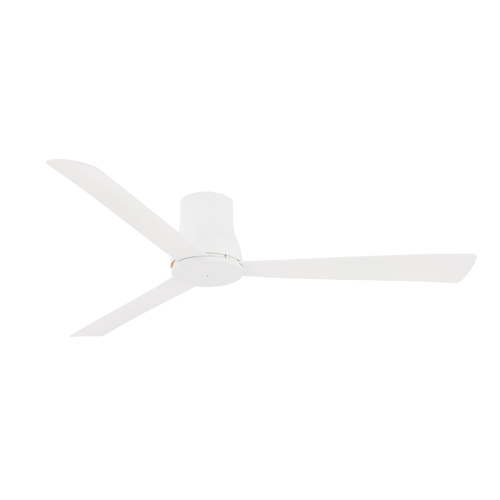 Minka Aire Simple Flush 60-Inch Outdoor Ceiling Fan in Flat White by Minka Aire F874-WHF