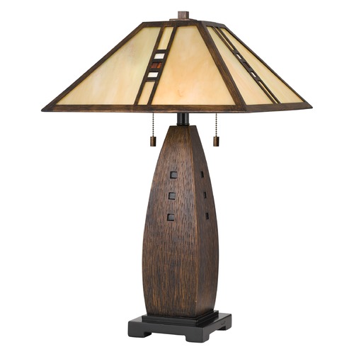 Quoizel Lighting Fulton Table Lamp in Wood by Quoizel Lighting TF3341T