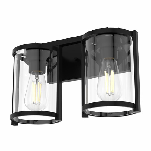 Hunter Fan Company Hunter Fan Company Astwood Matte Black Bathroom Light 48000