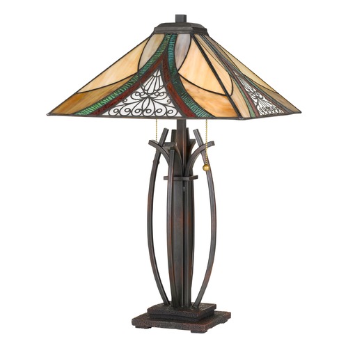 Quoizel Lighting Orleans Table Lamp in Valiant Bronze by Quoizel Lighting TF3342TVA