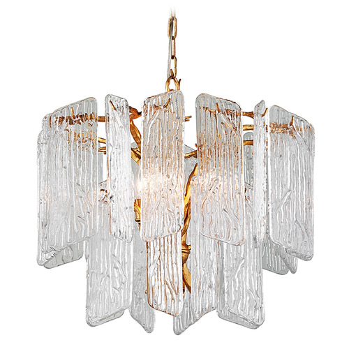 Corbett Lighting Corbett Lighting Piemonte Gold Leaf Chandelier 244-44-GL