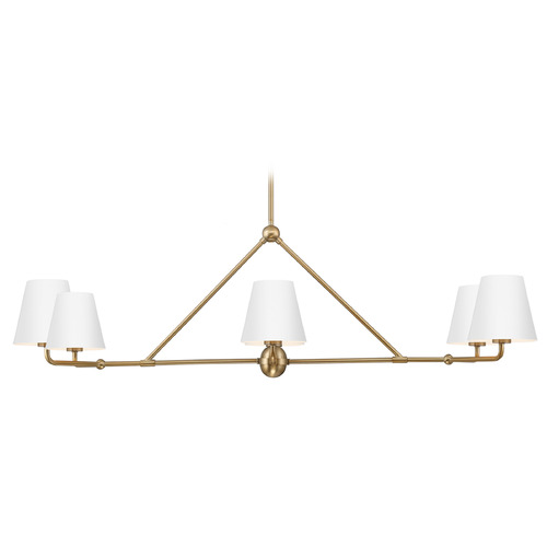 Crystorama Lighting Crystorama Lighting Xavier Vibrant Gold , White Chandelier XAV-B9306-VG-WH