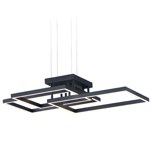 ET2 Lighting Traverse LED Pendant in Black by ET2 Lighting E21515-BK