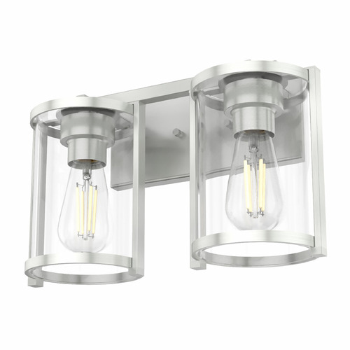 Hunter Fan Company Hunter Fan Company Astwood Brushed Nickel Bathroom Light 48002
