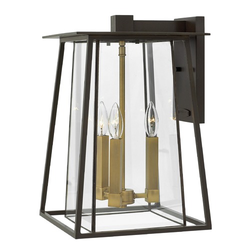 Hinkley Walker 17.50-Inch Buckeye Bronze Outdoor Wall Light by Hinkley Lighting 2105KZ