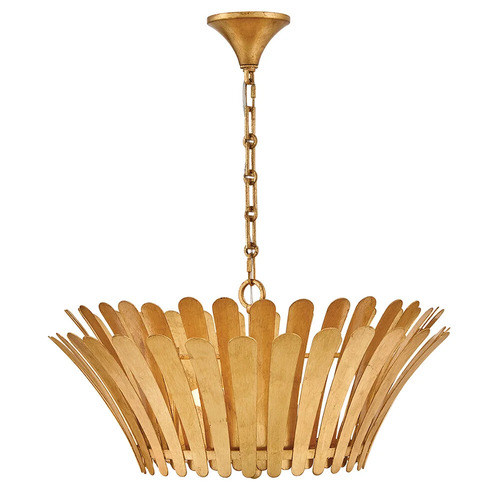 Hinkley Reina Medium Chandelier in Distressed Brass by Hinkley Lighting 47694DA