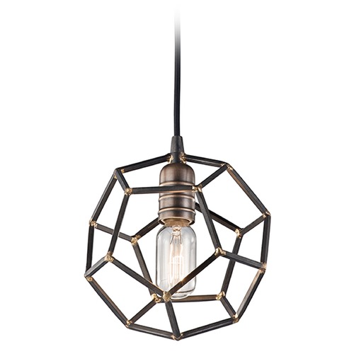 Kichler Lighting Rocklyn 8-Inch Pendant in Raw Steel by Kichler Lighting 43719RS