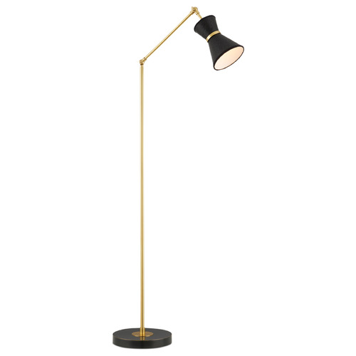 Currey and Company Lighting Avignon Floor Lamp in Polished Brass & Bronze by Currey & Company 8000-0140
