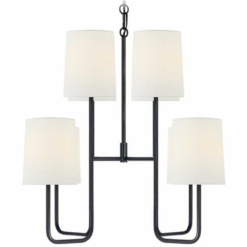 Visual Comfort Signature Collection Visual Comfort Signature Collection Barbara Barry Go Lightly Charcoal Chandelier BBL5081C-L
