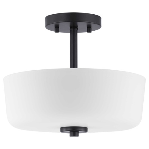 Progress Lighting Tobin Black Semi-Flush Mount by Progress Lighting P350137-031