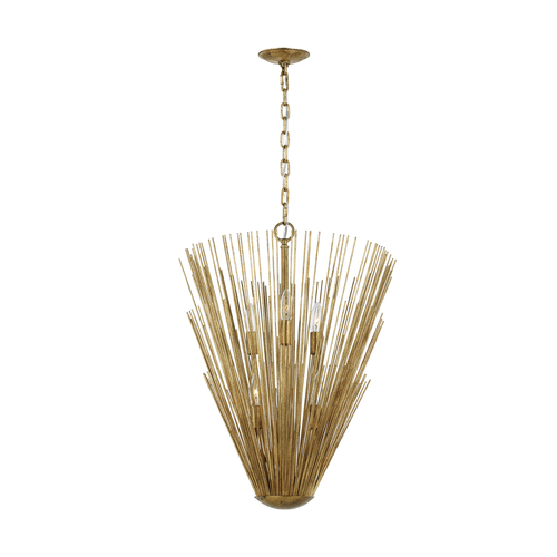 Visual Comfort Studio Collection Alexa Hampton 19-Inch Helios Antique Gild Pendant by Visual Comfort Studio AP1146ADB