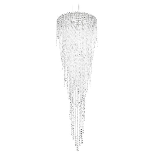 Schonbek Lighting Schonbek Worldwide Lighting Chantant Polished Stainless Steel Pendant Light CH2413N-401R