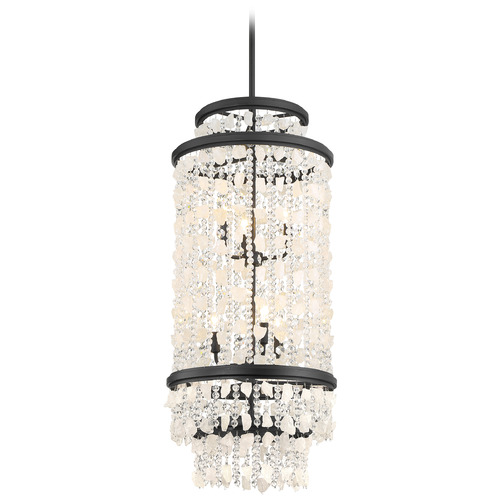 Minka Lavery Shimmering Elegance 6-Light Pendant in Sand Coal by Minka Lavery 6704-66