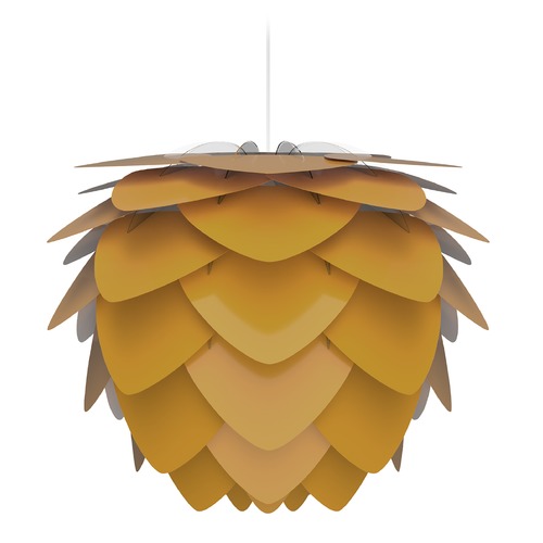 UMAGE UMAGE White Pendant Light with Saffron Metal Shade 2137_4007