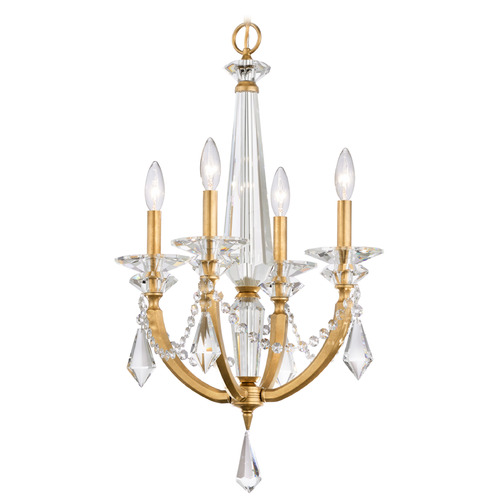 Schonbek Lighting Schonbek Worldwide Lighting Verona Heirloom Gold Crystal Chandelier S6704N-22R