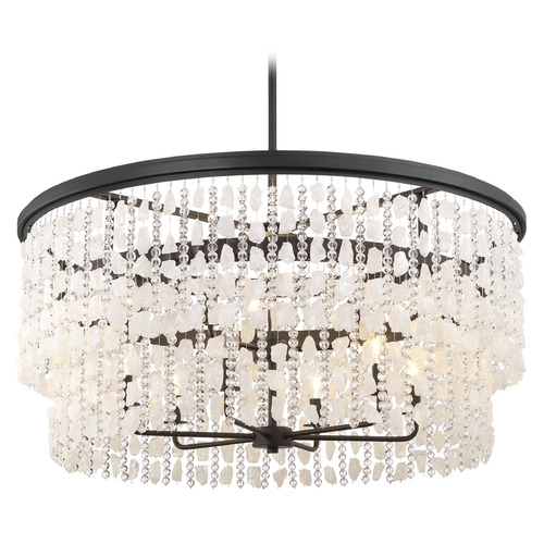 Minka Lavery Shimmering Elegance 9-Light Chandelier in Sand Coal by Minka Lavery 6706-66