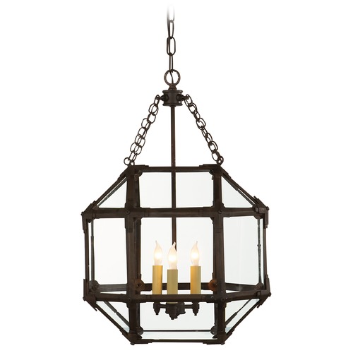 Visual Comfort Signature Collection Suzanne Kasler Morris Small Lantern in Antique Zinc by Visual Comfort Signature SK5008AZCG