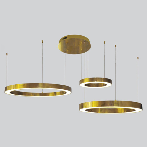 Avenue Lighting Aria Polished Brass LED Ring Chandelier by Avenue Lighting HF4443-PB