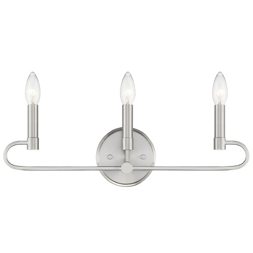 Designers Fountain Lighting Designers Fountain Summit Brushed Nickel Bathroom Light D269C-3B-BN