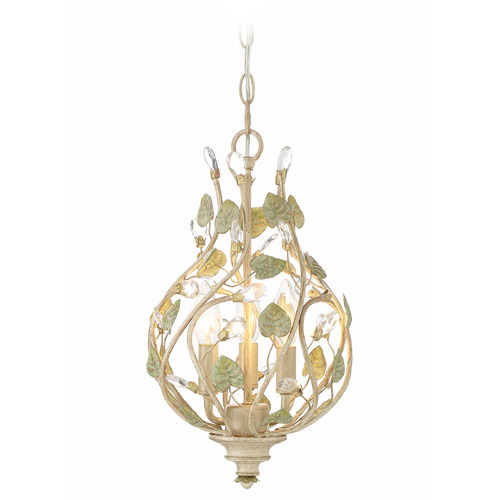Crystorama Lighting Crystorama Lighting Josie Champagne Green Tea Chandelier 4845-CT