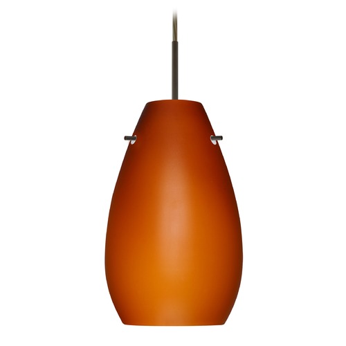 Besa Lighting Besa Lighting Pera Bronze LED Mini-Pendant Light 1JT-412680-LED-BR
