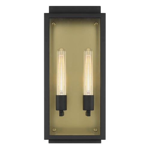 Designers Fountain Lighting Designers Fountain Twilight Black Outdoor Wall Light D275M-8EW-BK