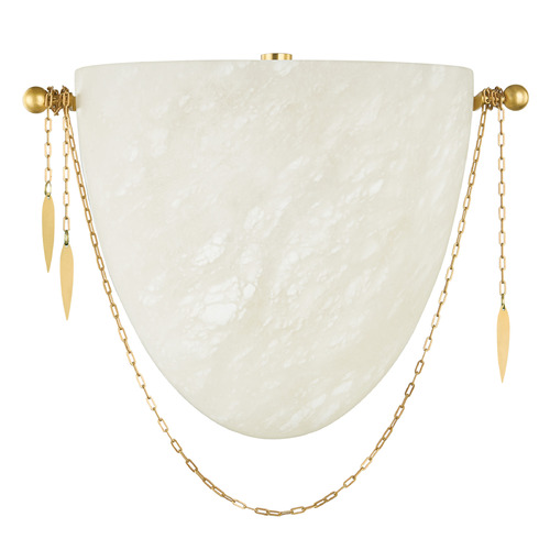 Corbett Lighting Corbett Lighting Fabriano Vintage Polished Brass LED Sconce 452-10-VPB