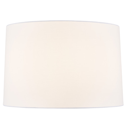 Design Classics Lighting 16-Inch Linen Drum Shade in White by Design Classics Lighting SH9740
