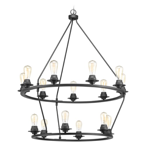 Progress Lighting Debut Graphite Chandelier by Progress Lighting P400017-143