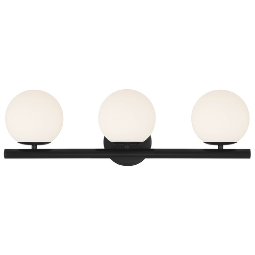 Designers Fountain Lighting Designers Fountain Crown Heights Matte Black Bathroom Light D252C-3B-MB