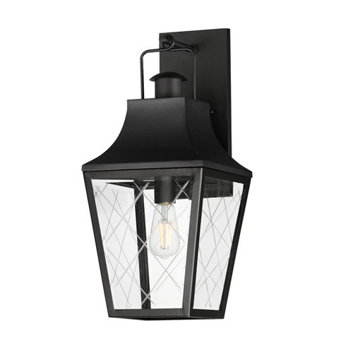 Maxim Lighting Storybook 21.50-Inch Outdoor Wall Light in Black by Maxim Lighting 30363CLBK