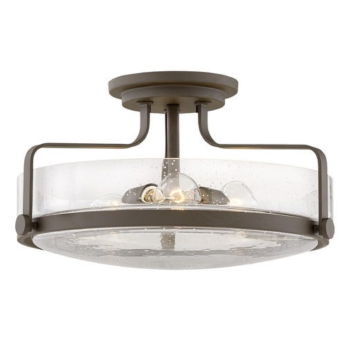 Hinkley Harper 18-Inch Oil Rubbed Bronze Semi-Flush Mount by Hinkley Lighting 3643OZ-CS