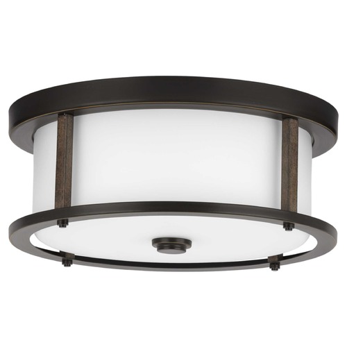 Progress Lighting Mast Antique Bronze Flush Mount by Progress Lighting P350144-020