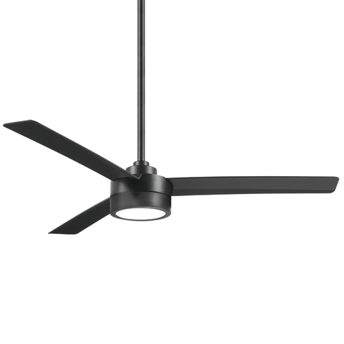 Minka Aire Roto 52-Inch LED Ceiling Fan in Coal Black by Minka Aire F535L-CL