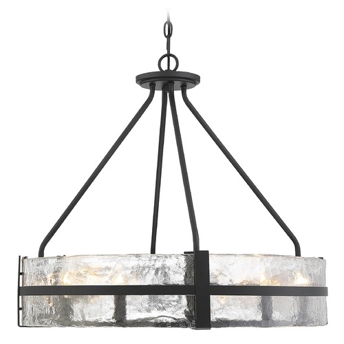 Savoy House Hudson 8-Light Matte Black Pendant by Savoy House 7-1850-8-89