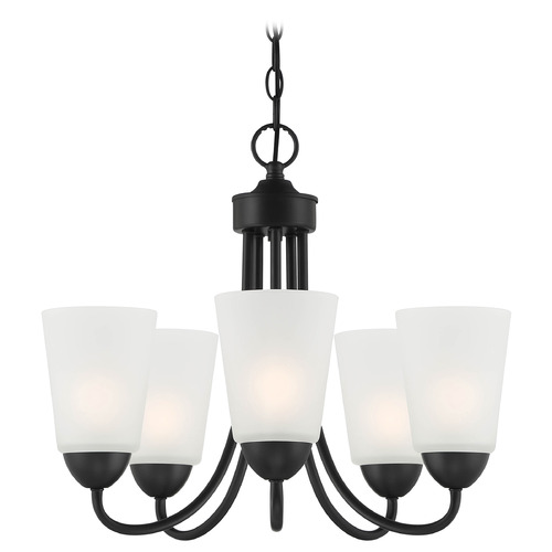 Designers Fountain Lighting Designers Fountain Malone Matte Black Chandelier D267M-5CH-MB
