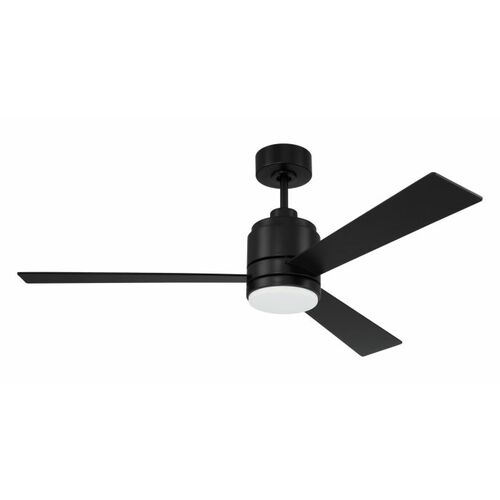 Craftmade Lighting McCoy 52-Inch Indoor Fan in Flat Black by Craftmade Lighting MCY52FB3