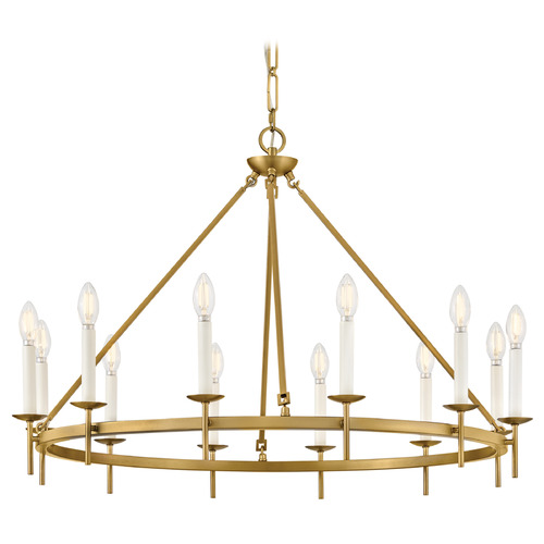 Hinkley Hinkley Copley Lacquered Brass LED Chandelier 47476LCB
