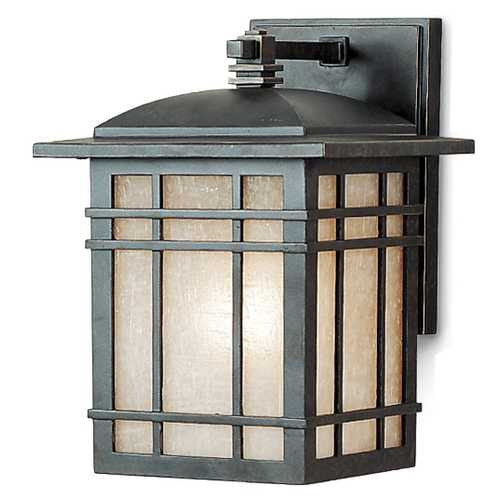 Quoizel Lighting Hillcrest 10-Inch Outdoor Wall Light by Quoizel Lighting HC8407IB