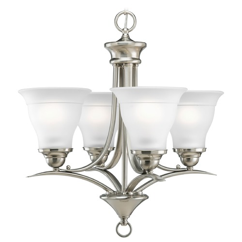 Progress Lighting Trinity 19-Inch Chandelier in Brushed Nickel by Progress Lighting P4326-09
