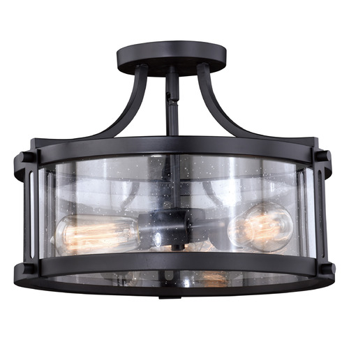 Vaxcel Lighting Vaxcel Lighting Holbrook Noble Bronze Semi-Flushmount Light C0175