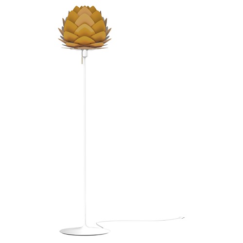 UMAGE UMAGE White Floor Lamp with Saffron Metal Shade 2138_4037