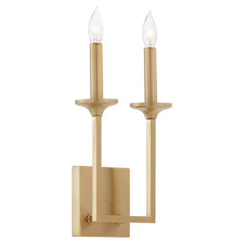 Quorum Lighting Eldorado Aged Brass Sconce by Quorum Lighting 5005-2-80