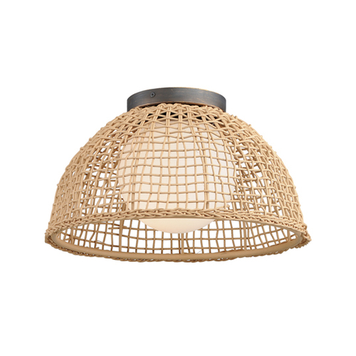 Maxim Lighting Cestino 15.75-Inch Flush Mount in Antique Bronze by Maxim Lighting 22470NAANB