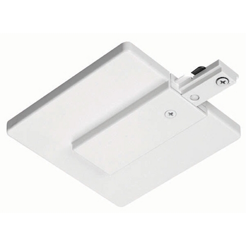 Juno Lighting Group End Feed Connector and Outlet Box Cover in Silver Finish by Juno Lighting Group R21 SL